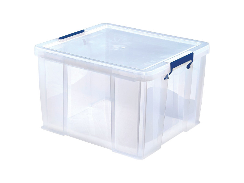 Fellowes Boîte de rangement ProStore, 48 litres, transparent