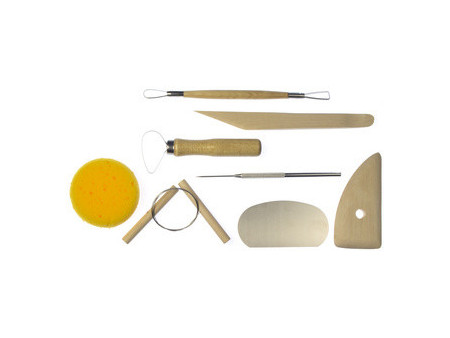 kangaro Jeu d'outils pour l'argile et la glaise, 8 pièces