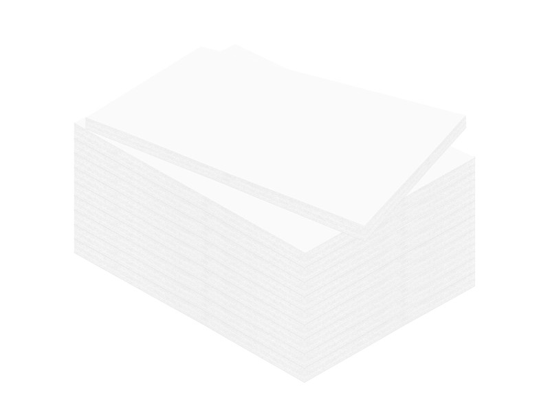 kangaro Carton plume, A4, épaisseur: 10 mm, blanc