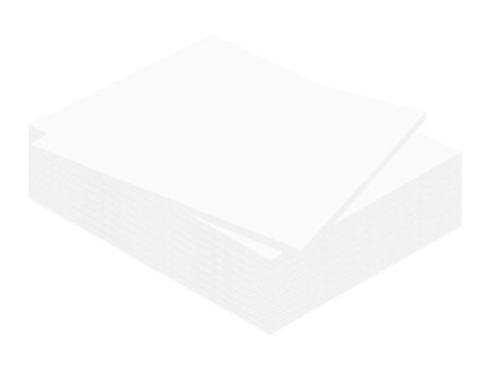 kangaro Carton plume, 500 x 700 mm, épaisseur: 10 mm, blanc