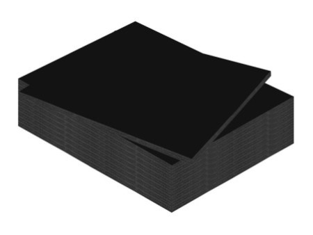 kangaro Carton plume, 500 x 700 mm, épaisseur: 10 mm, noir