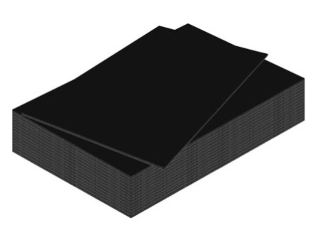 kangaro Carton plume, A3, épaisseur: 3 mm, noir
