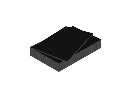 kangaro Carton plume, 700 x 1.000 mm, épaisseur: 5 mm, blanc