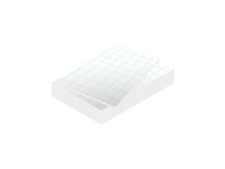 kangaro Carton plume, 500 x 700 mm, autocollant, blanc