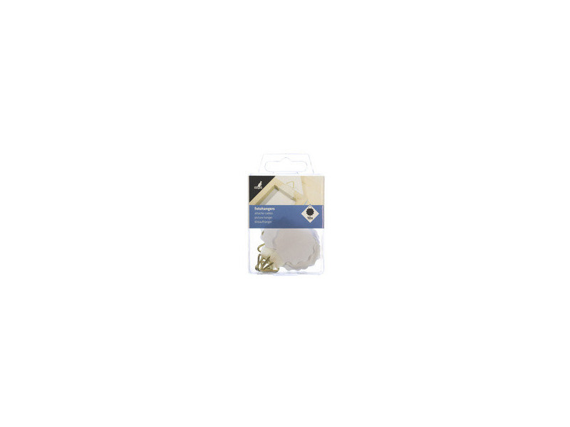 kangaro Attache pour cadre, diamètre: 30 mm, rond, blanc