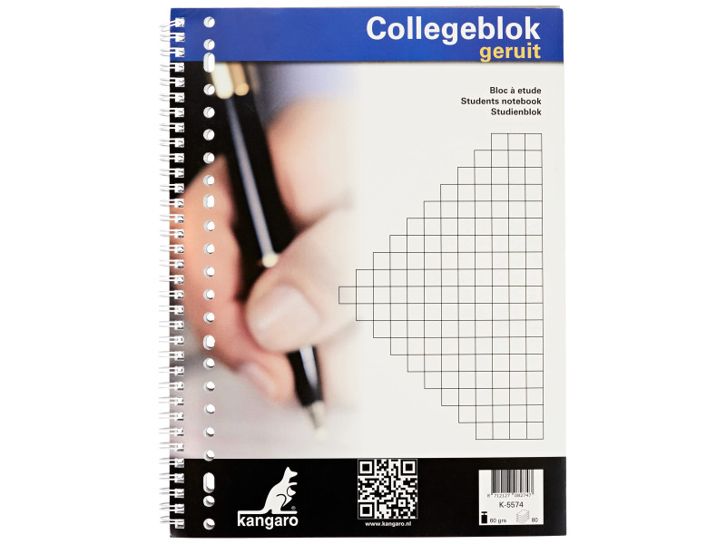kangaro Cahier, A4, quadrillé, 160 pages