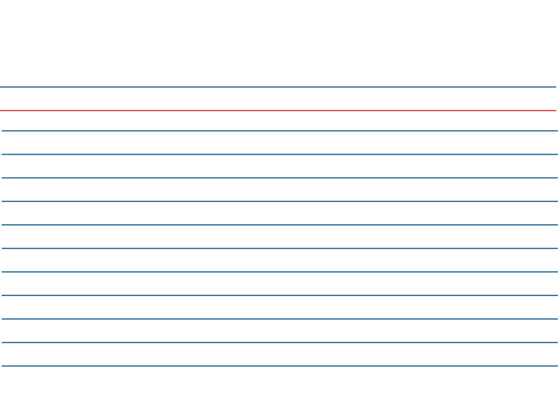 kangaro Fiches bristol, 235 x 170 mm, ligné, blanc