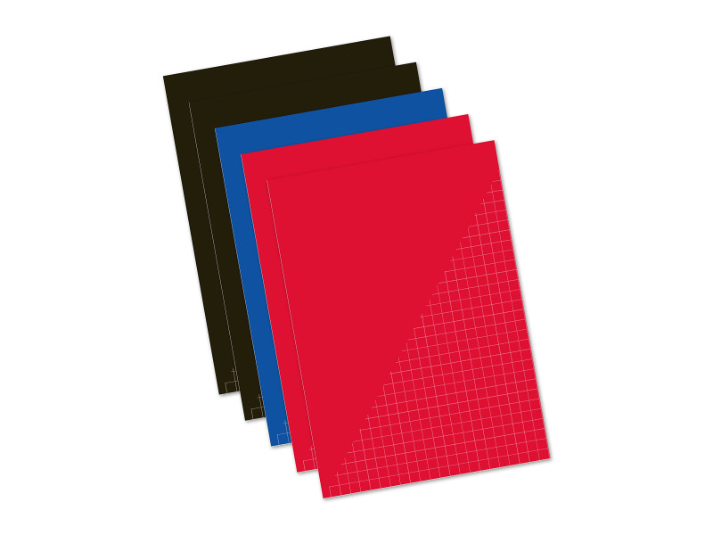 kangaro Cahier, A4, quadrillé 10 mm, assorti