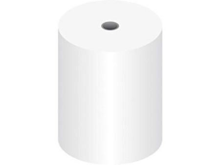 kangaro Rouleau de caisse, 76 mm x 46 m x 12 mm, blanc