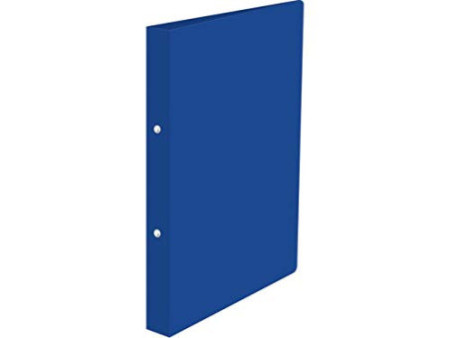 kangaro Classeur à anneaux, 2 anneaux, PP, A4, bleu