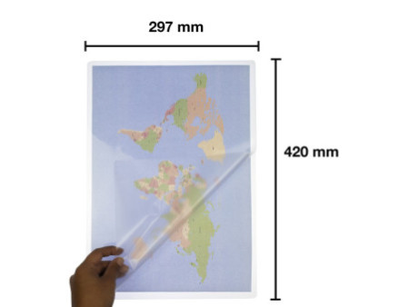 kangaro Pochette de plastification, A3, 200 microns
