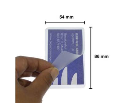 kangaro Pochette de plastification, 54 x 86 mm, 250 microns