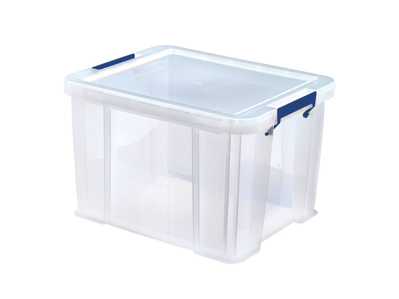 Fellowes Boîte de rangement ProStore, 36 litres, transparent