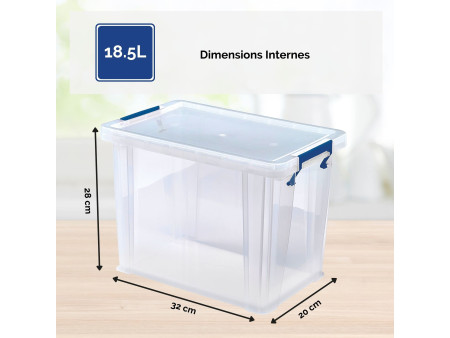 Fellowes Boîte de rangement ProStore, 18,5 litres