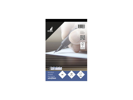 kangaro Bloc-notes A5, uni, 100 feuilles