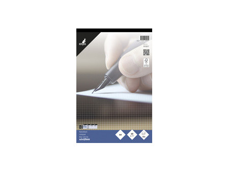 kangaro Bloc-notes A4, quadrillé, 100 feuilles