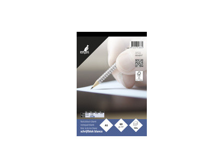 kangaro Bloc-notes A5, quadrillé, 100 feuilles