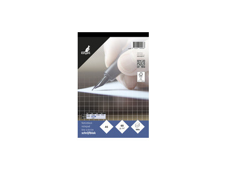 kangaro Bloc-notes A5, quadrillé, 100 feuilles