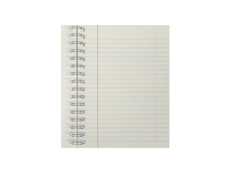 kangaro Cahier à spirale 4en1, A5, ligné, 200 pages, rouge
