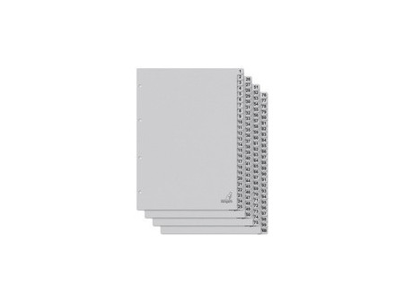kangaro Intercalaire carton ECO, chiffres 1-5, 5 pièces