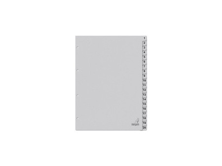 kangaro Intercalaire carton ECO, chiffres 1-52, 52 pièces