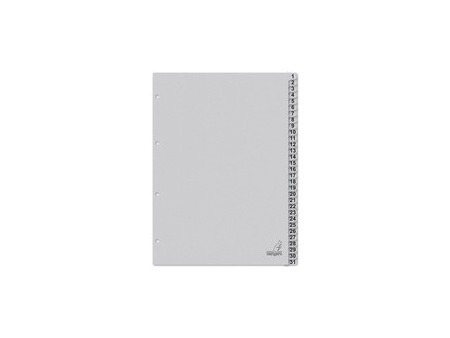 kangaro Intercalaire carton ECO, chiffres 1-52, 52 pièces