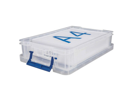 Fellowes Boîte de rangement ProStore, 5,5 litres,transparent