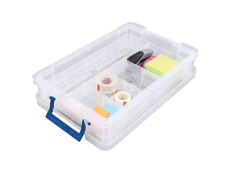 Fellowes Boîte de rangement ProStore, 5,5 litres,transparent