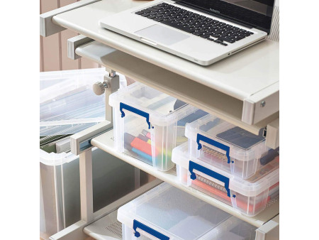Fellowes Boîte de rangement ProStore, 5,5 litres,transparent