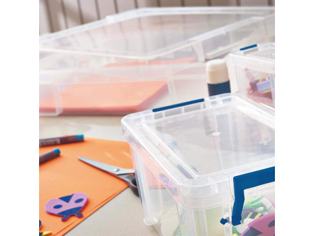 Fellowes Boîte de rangement ProStore, 5,5 litres,transparent