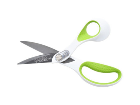 WESTCOTT Ciseaux carbo titane, longueur: 214 mm, vert/blanc