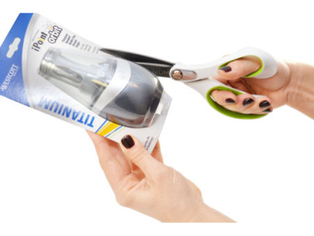 WESTCOTT Ciseaux carbo titane, longueur: 238 mm, vert/blanc