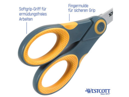 WESTCOTT Ciseaux Titane Non Stick, longueur: 130 mm