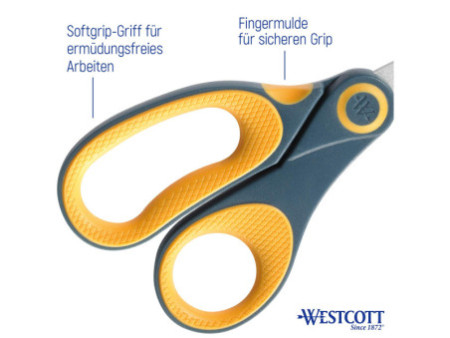 WESTCOTT Ciseaux Titane Non Stick, longueur: 204 mm