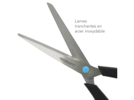 WESTCOTT Ciseaux Easy Grip, lot de 3