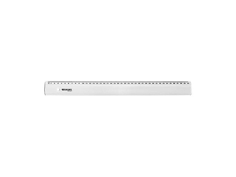 WESTCOTT Règle plate, en plastique, longueur: 400 mm