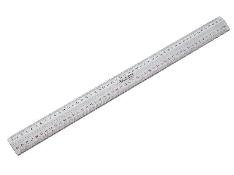 WESTCOTT Règle de découpe, longueur: 500 mm, en aluminium