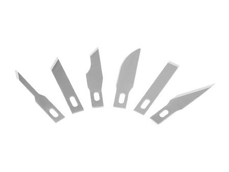 WESTCOTT Cutter de bricolage / scalpel, kit, 7 pièces