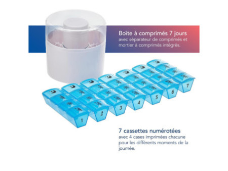 FIRST AID ONLY Semainier pour médicaments