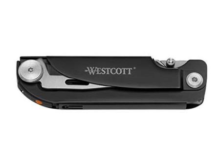 WESTCOTT Couteau universel acier inoxydable + lame de scie