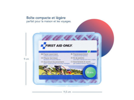 FIRST AID ONLY Boîte à pansements, Extérieur/Loisirs/Voyage