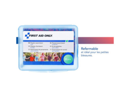 FIRST AID ONLY Boîte à pansements pour enfants