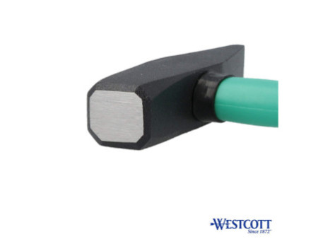 WESTCOTT Marteau de serrurier, 300 g, vert/noir, L : 305 mm