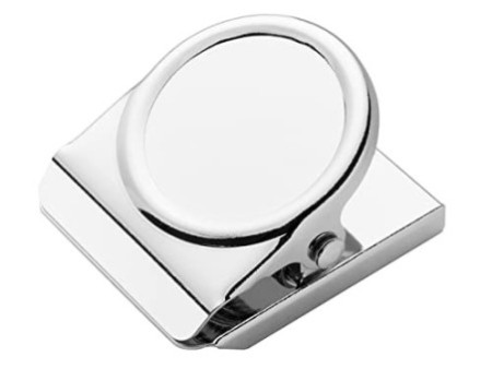 WESTCOTT Clip magnétique, 38 x 45 mm, par 3, argent/chrome