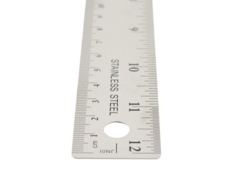 WESTCOTT Règle en métal avec dos en liège, longueur: 300 mm