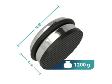 WESTCOTT Butoir de porte, en acier inoxydable, argent