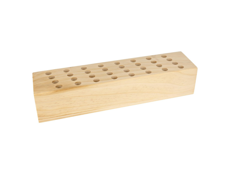 WESTCOTT Bloc pour ciseaux, bois, non garni, pour 32 paires