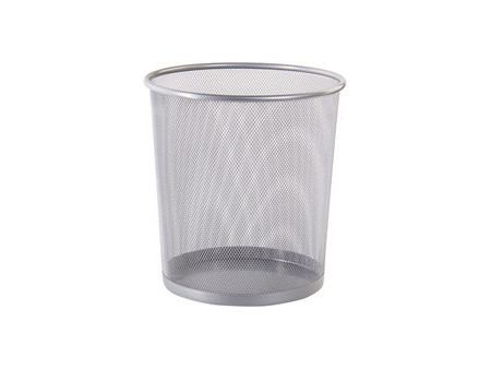 WESTCOTT Corbeille, en fils métalliques, 12,3 L, argent