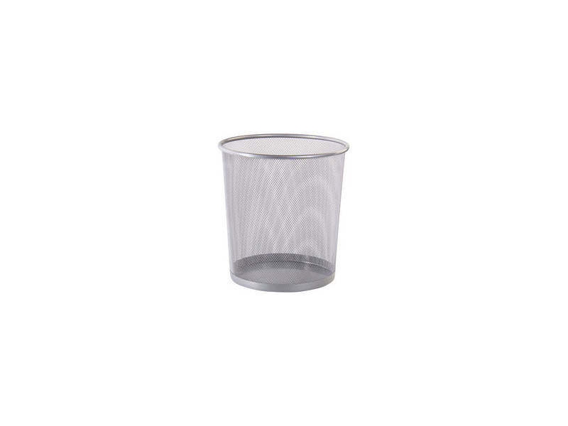 WESTCOTT Corbeille, en fils métalliques, 12,3 L, argent