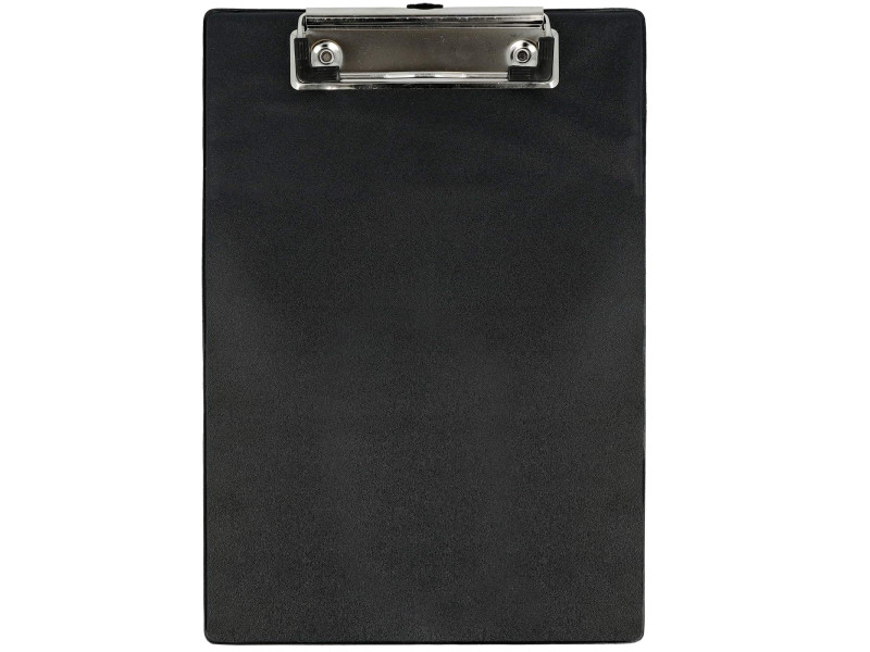 WESTCOTT Porte-bloc à pince, plastifié, A5, noir